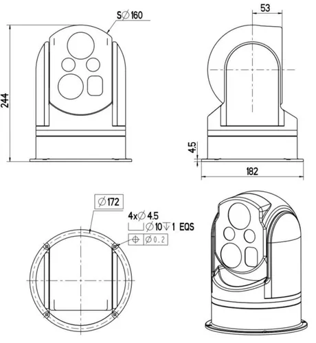 UAV tracking and control instrument FZS3000 laser ranging and target positioning(pic1) Picture 1. png